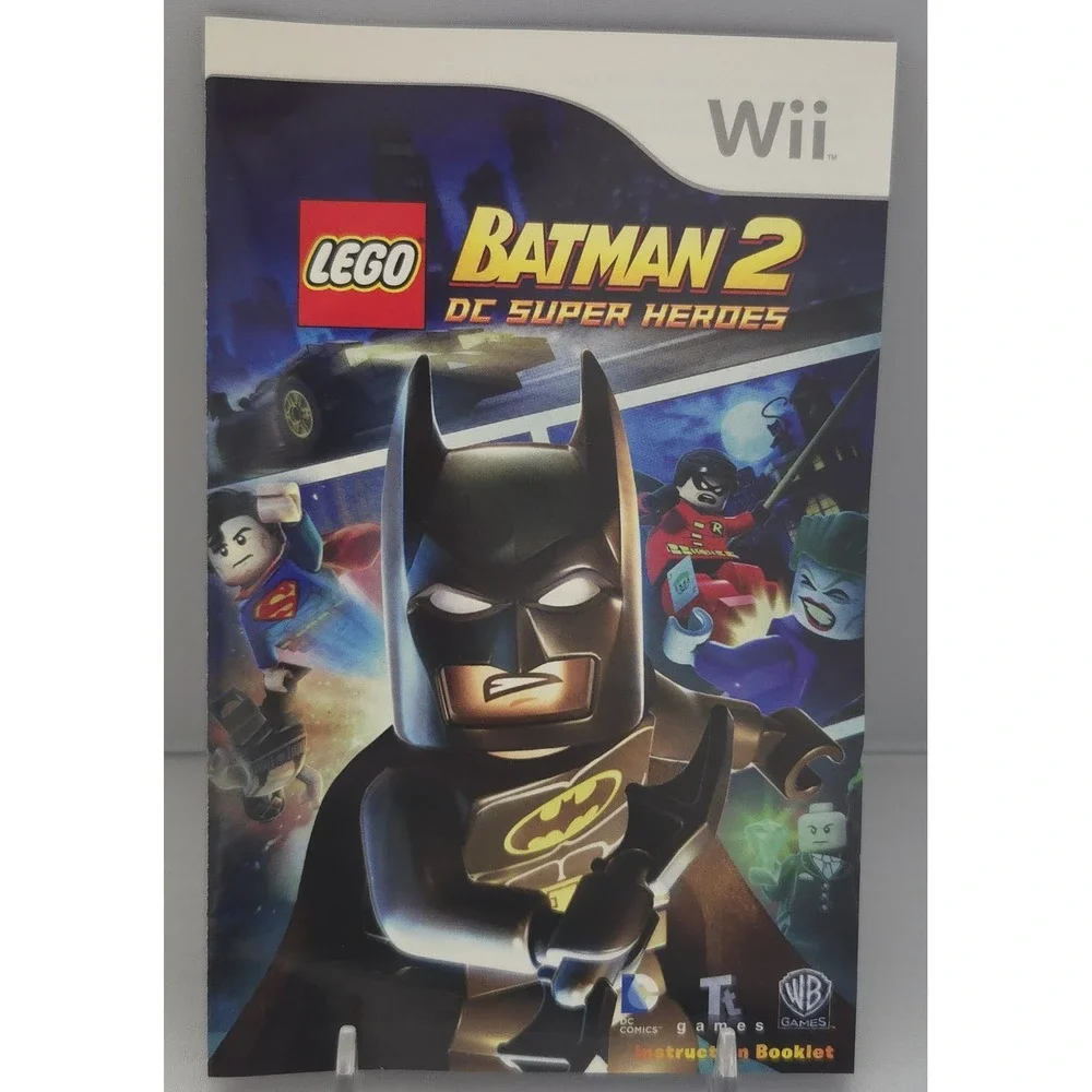 LEGO Batman: The Videogame & Batman 2: DC Super Heroes Bundle (Nintendo Wii) CIB